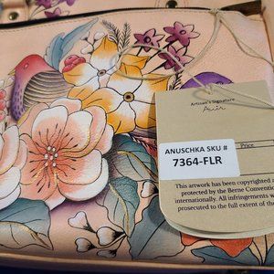 Anuschka leather convertible purse